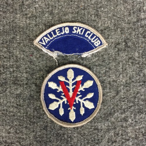 Vintage Vallejo Ski Club Embroidered 3” Patch *RARE* In EUC - Picture 2 of 4