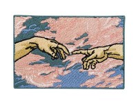 Michelangelo Patch Zum AufbüGeln | Himmel Patches, HäNde BüGelbilder, AufnäHer