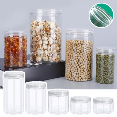 PET plastic jar screw cap thick Food grade (clear lid) 319 ml u M2X2