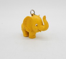Werbefigur Promo Schleich Metzeler Elefant gelb - ca. 3,5 cm - Vintage