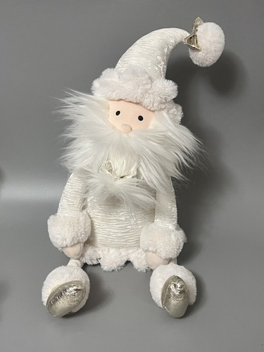 Jellycat Snowflake Santa Christmas White & Gold Stuffed Plush 21” - Picture 10 of 10