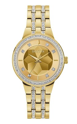 Bulova Phantom Gold Damen Armbanduhr 97L176