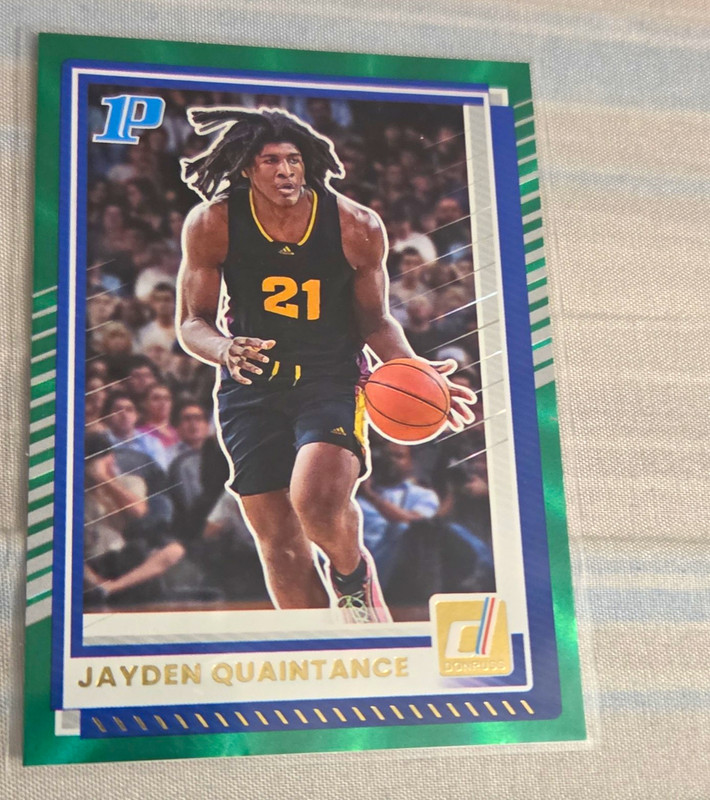 Panini 2025-26 Donruss Jayden Quaintance #72 Green Kentucky Wildcats NCAA