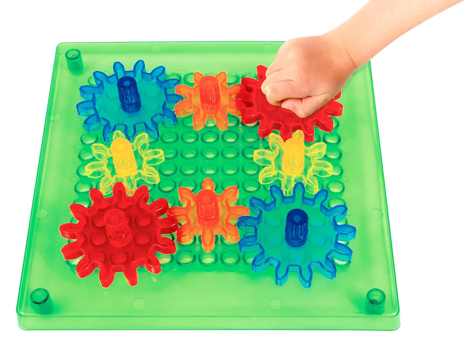 Swap 'N' Spin Gear Grid | Ages 2+ | Translucent | Gears Toys
