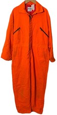 Zero Zone Insulated Outerwear Coveralls Large Reg 42-44 Blaze Orange Hunting