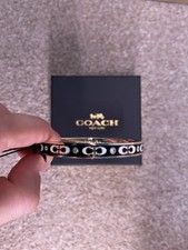 Coach ‘C’ Hinged Bangle - Black