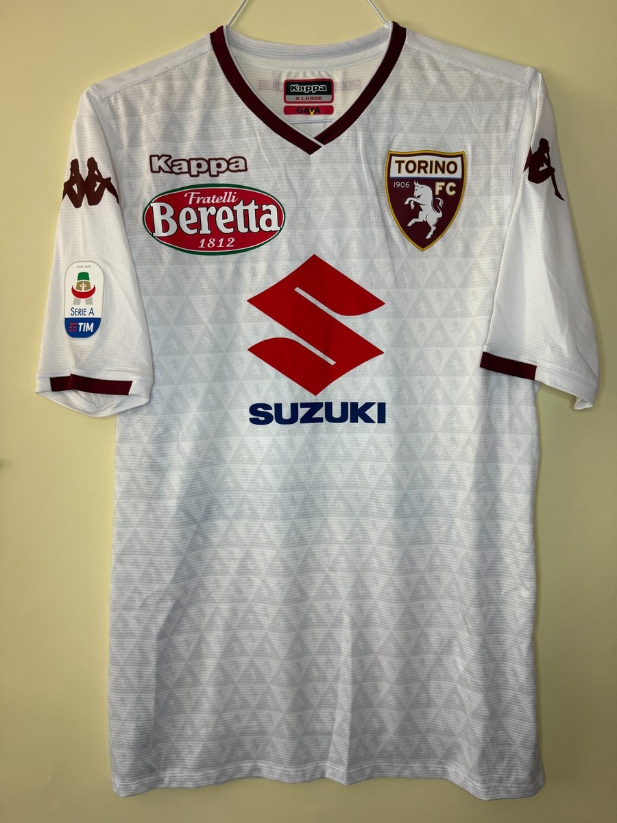 Maillot Torino Match Worn/issued – Soriano Kappa, Taille XL, Serie A