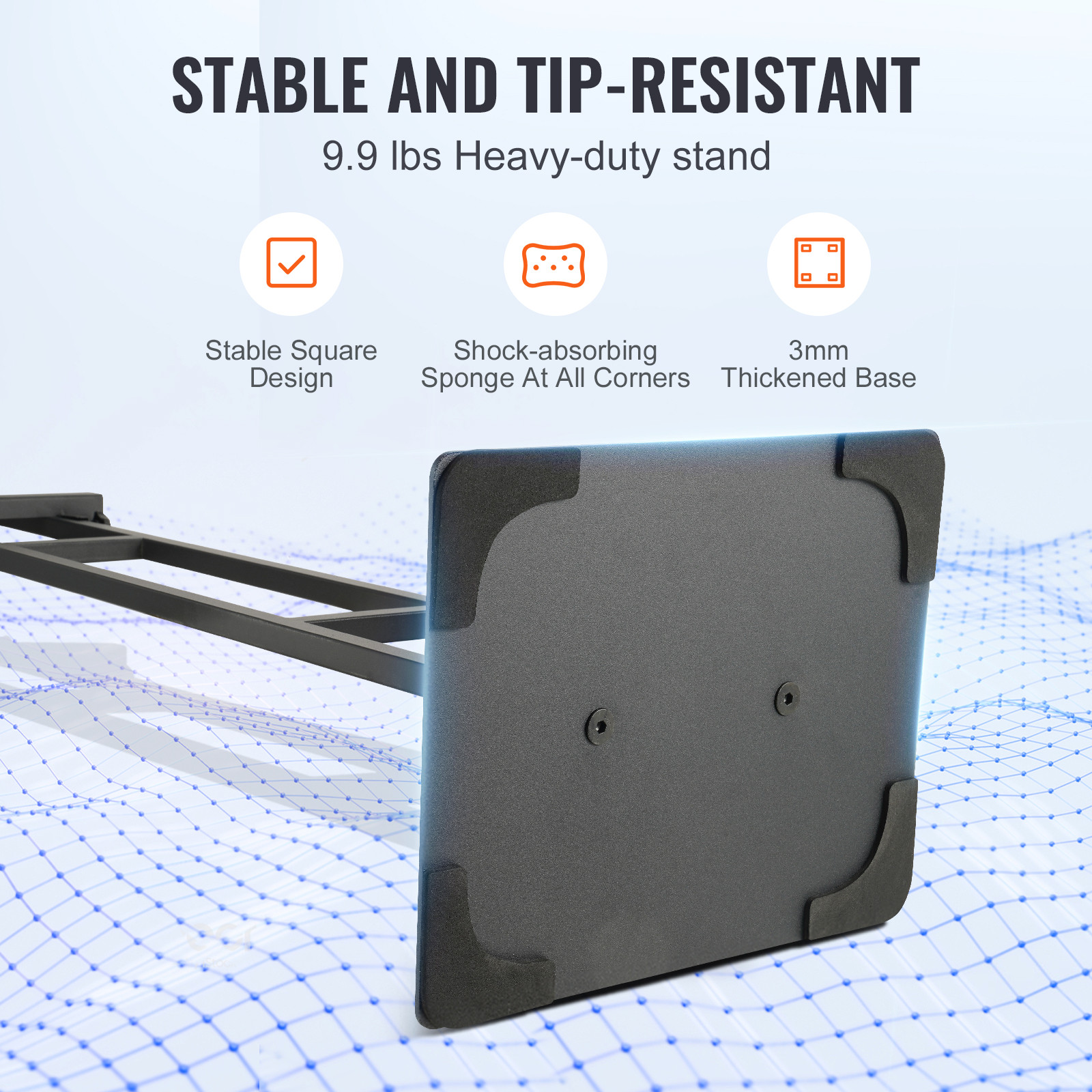 VEVOR Poster Stand Floor Standing Sign Holder 75" Adjustable Height Double-Sided