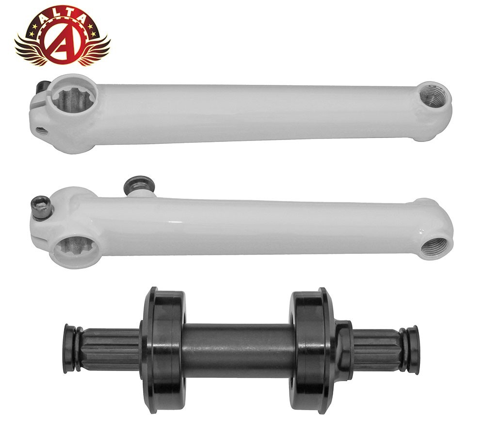ALTA Bicycle 3PC CR-MO Crank Set 175mm USA/BB 8t BMX MTB Bik