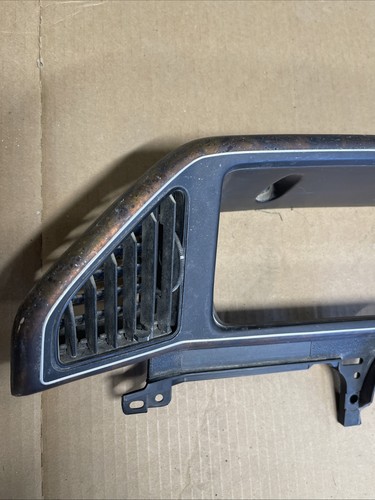 1987-1991 Ford F150 Bronco Woodgrain Dash Cluster Bezel OEM Radio Trim Cover - Picture 9 of 16