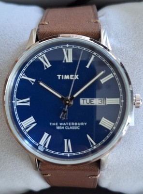 Timex Waterbury Watch All Stainless Steel, Dome Mineral, Lume and Indiglo!