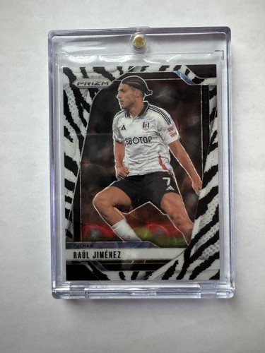 2024-25 Panini Prizm Premier Raul Jimenez #207 Choice Zebra