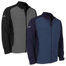 Callaway Golf Herren Full Zip Winddicht Wasserabweisend Colour Block Jacke
