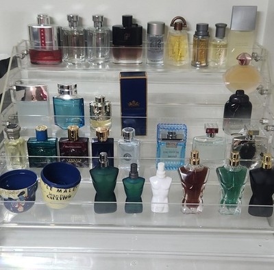 JPG Gucci Prada Giorgio Armani Versace Dior HUGE Mini Cologne Perfume Lot $500+!