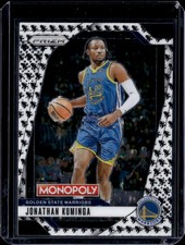 2025 Panini Prizm Monopoly Jonathan Kuminga #84 White Pattern