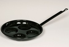 Riess, 0294-022, Augenpfanne 26, CLASSIC - SCHWARZEMAILLE, Durchmesser 26 cm, Hö