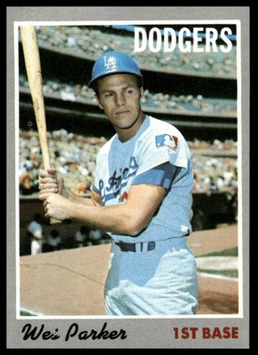 1970 Topps #5 Wes Parker VG-EX SET BREAK SHARP