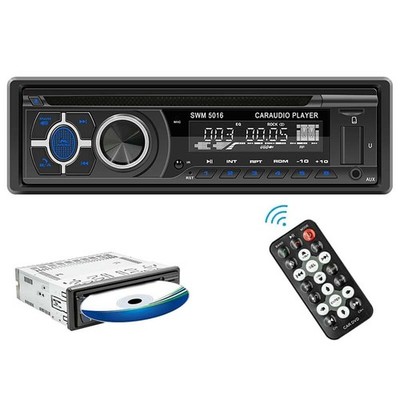 Single 1 Din Car Stereo Radio DVD CD Player Bluetooth FM/RDS/AM Radio MP3 Unit