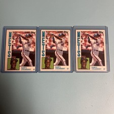 Darryl Strawberry 3 Card Rookie Lot