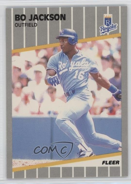 1989 Fleer Glossy Bo Jackson #285 06ff