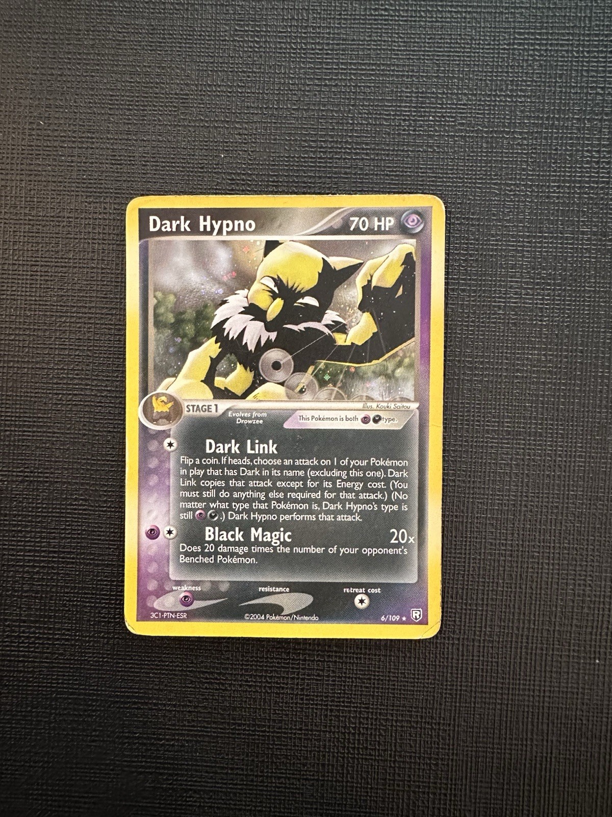 Pokémon TCG Dark Hypno 6/109 Holo Rare EX Team Rocket Returns DMG