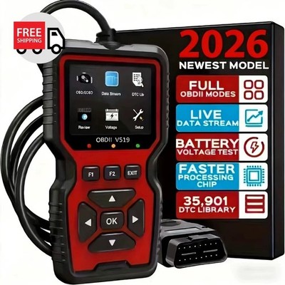 Professional OBD2 V519 Scanner - 2026 Upgraded OBDII + CAN Code Reader US