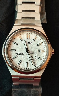 Citizen NJ0180-80A Herrenuhr Titan Automatik silber