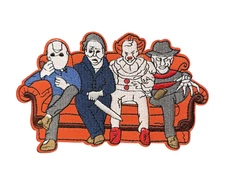 Horror Movie Halloween It Myers 13th Elm Jason Patch Funny Meme, Iron On/Sew On