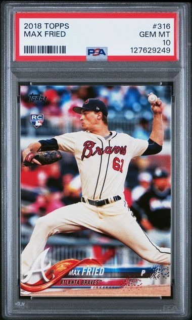 MAX FRIED 2018 Topps #316 PSA 10 GEM MT RC