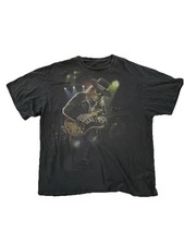 Vtg Stevie Ray Vaughn x Liquid Blue Shirt Adult XL Tribute Skull Guitar