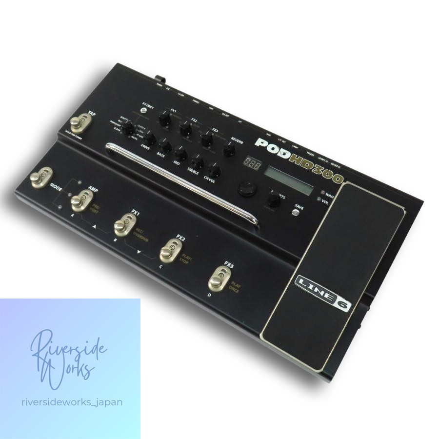 「良好】LINE6 ラインシックス POD HD 300 ギター用 エフェクター Line 6 POD HD300 Multi-Effects Guitar Effect Pedal for sale online