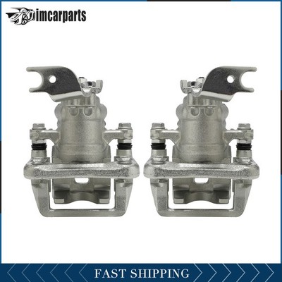 Rear Brake Calipers w/ Bracket Pair 2 For Honda Accord 2008 2009 2010 2011 2012