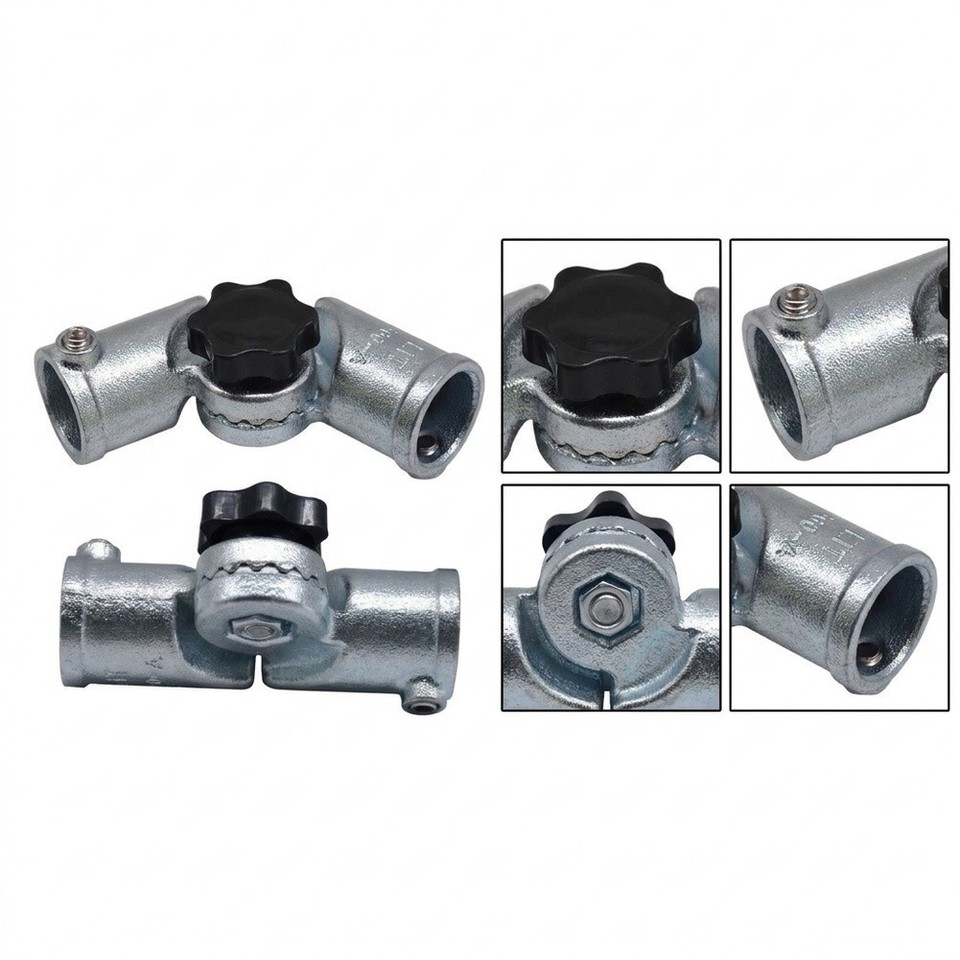 Adjustable Pipe Joint for 25mm Galvanized Cast Iron 360 Degree Rotation ...