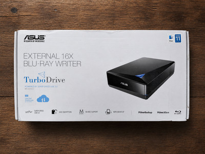 ASUS EXTERNAL 16X BLU-RAY WRITER Drive USB 3.0 BW-1601X-U