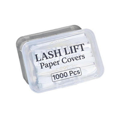 Libeauty Lash Lift Papier, 1000 Stück Wimpernlift Bänder, Wiederverwendbares Las