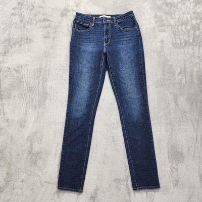 Levi's Jeans Womens 27 Blue High Rise 721 Skinny Stretch Denim Premium Casual