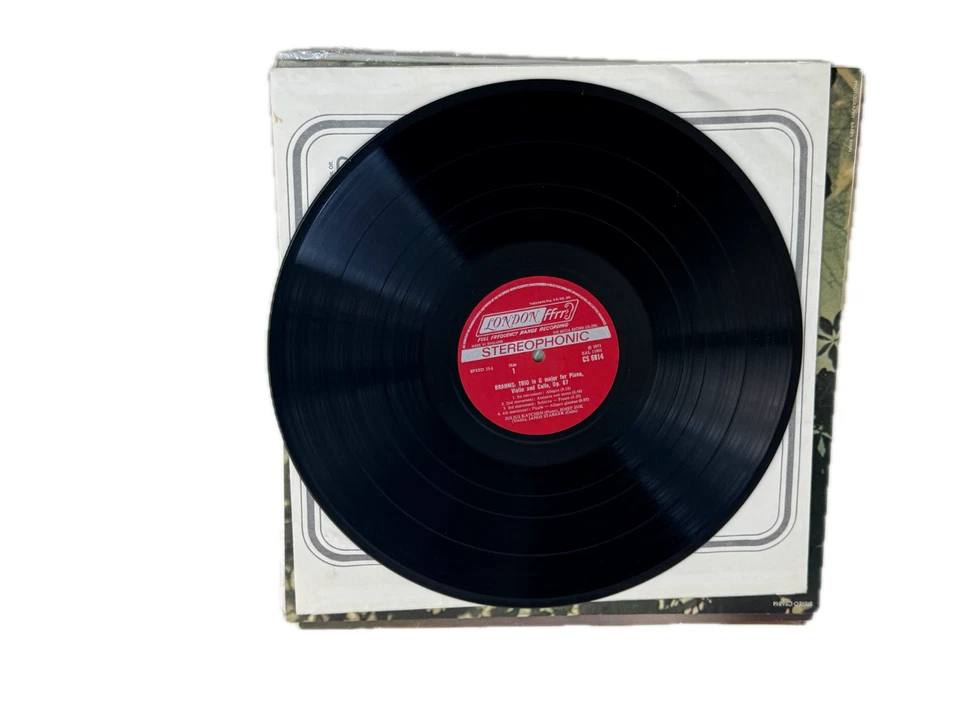 Brahms Trio Op.87 and Cello Sonata No. 2: Suk, Starker, and Katchen CS 6814 - Image 3 of 4