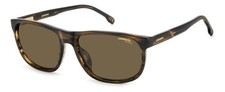 CARRERA C FLEX 08/G/S EX4 BROWN HORN 58/17/145 Men's Sunglasses