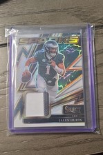 2025 Panini Select - Sparks Jalen Hurts #SPK-JHS White Prizm /99 (MEM)