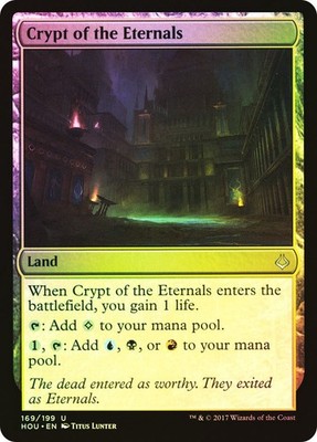 MTG FOIL Crypt of the Eternals  - Hour of Devastation #169