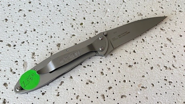 Kershaw Folding Pocket Knife 1660 Leek Ken Onion Design Linerlock A/O Plain Blad - Image 2 of 4