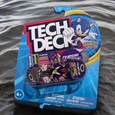 Sonic The Hedgehog Shadow Tech Deck Collectible Skateboard RARE