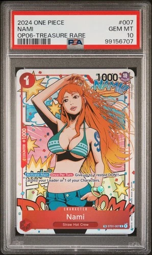 Bandai Nami One Piece CCG Wings of the Captain ST01-007 TR Foil English PSA 10