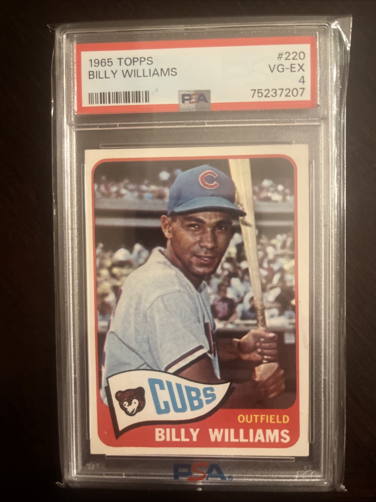 1965 Topps - Billy Williams #220  PSA 4