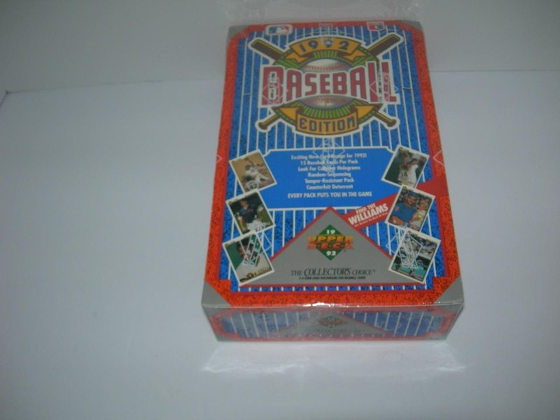 1992 UPPER DECK BASEBALL BOX FACTORY SEALED BOX TED WILLIAMS