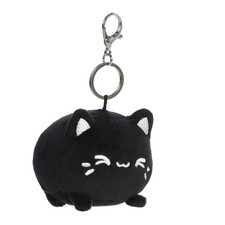 Aurora Enchanting Tasty Peach Meowchi Clip-On Plush 3.5" Black Sesame