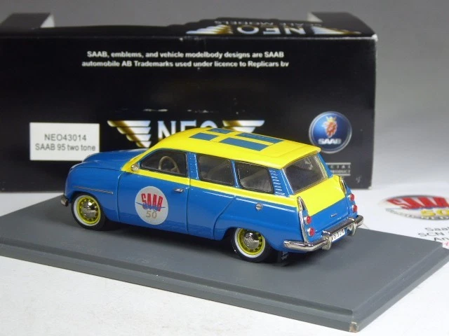 (KI-11-40) Neo Scale Models 43014 Saab 95 - 50 years SCN in 1:43 in OVP - Bild 2 von 2