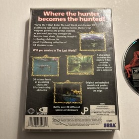 Jurassic Park The Lost World Sega Saturn Game CIB Broken Case