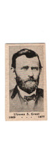 RARE ca. 1930 Ulysses S. Grant, W589 President & Wives, Really a Nice Card