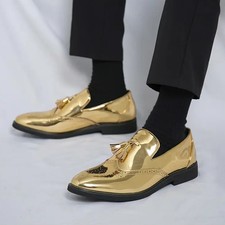 38-46 Mens Tassels Casual Dress Evening Party Wing Tip Carved Business Shoes New